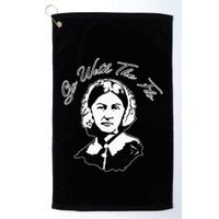 Go With The Flo Florence Nightingale Funny Nurse Golf Towel