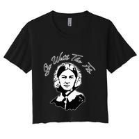 Go With The Flo Florence Nightingale Funny Nurse Crop Top