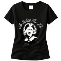 Go With The Flo Florence Nightingale Funny Nurse Womens T-Shirt