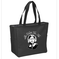 Go With The Flo Florence Nightingale Funny Nurse Zip Tote Bag