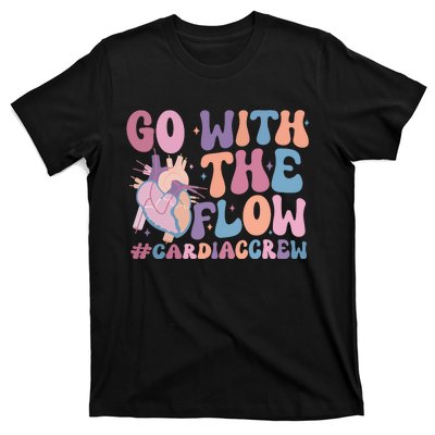 Go With The Flow Cardiac Crew T-Shirt