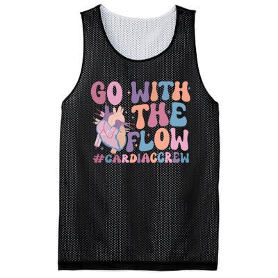 Go With The Flow Cardiac Crew Mesh Reversible Basketball Jersey Tank