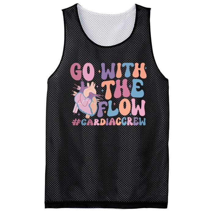 Go With The Flow Cardiac Crew Mesh Reversible Basketball Jersey Tank