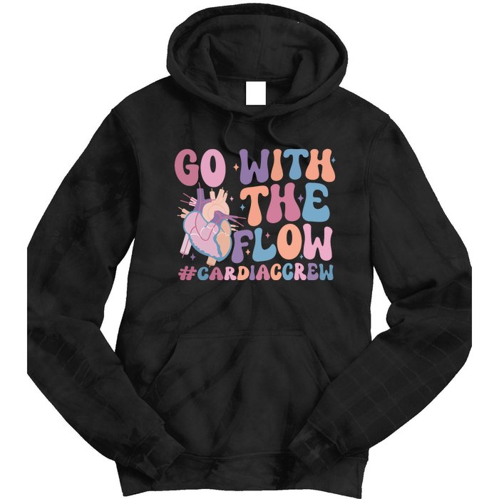 Go With The Flow Cardiac Crew Tie Dye Hoodie