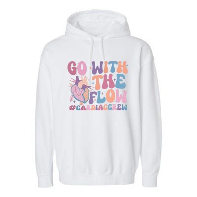 Go With The Flow Cardiac Crew Garment-Dyed Fleece Hoodie