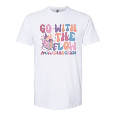 Go With The Flow Cardiac Crew Softstyle® CVC T-Shirt