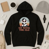 Go With The Flo Funny Nursing Hoodie