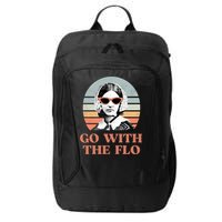 Go With The Flo Funny Nursing City Backpack