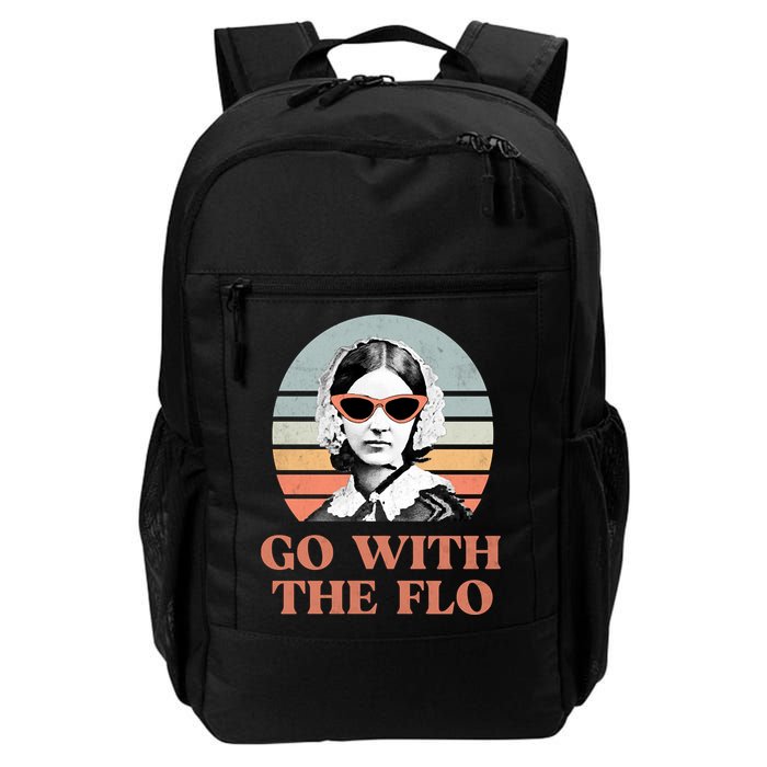 Go With The Flo Funny Nursing Backpack