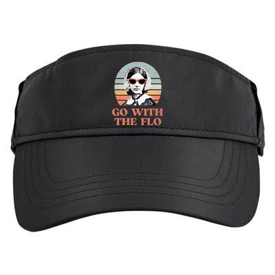 Go With The Flo Funny Nursing Adult Drive Performance Visor
