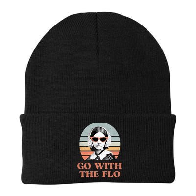 Go With The Flo Funny Nursing Beanie