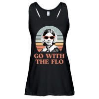 Go With The Flo Funny Nursing Ladies Essential Flowy Tank