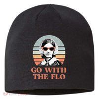 Go With The Flo Funny Nursing Sustainable Beanie