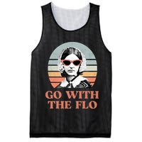 Go With The Flo Funny Nursing Mesh Reversible Basketball Jersey Tank