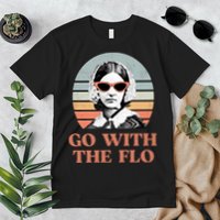 Go With The Flo Funny Nursing Premium T-Shirt