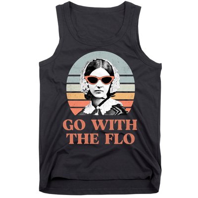 Go With The Flo Funny Nursing Tank Top