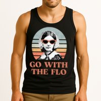 Go With The Flo Funny Nursing Tank Top