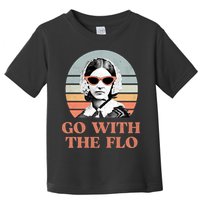 Go With The Flo Funny Nursing Toddler T-Shirt
