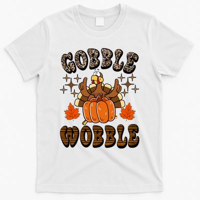 Gooble Wobble Turkey Thanksgiving Holiday Cheetah T-Shirt