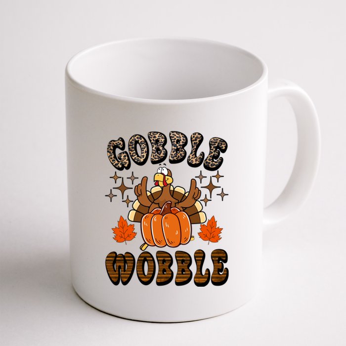 Gooble Wobble Turkey Thanksgiving Holiday Cheetah Coffee Mug