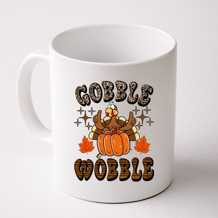 Gooble Wobble Turkey Thanksgiving Holiday Cheetah Coffee Mug