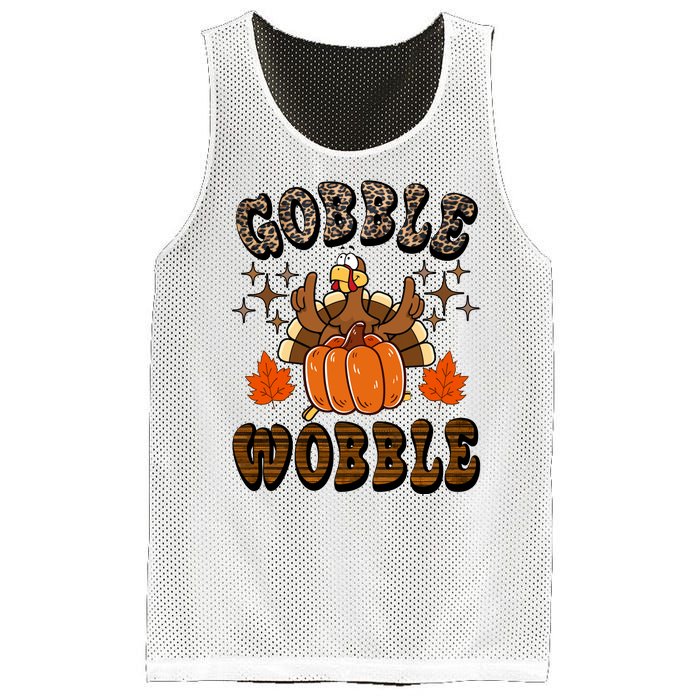 Gooble Wobble Turkey Thanksgiving Holiday Cheetah Mesh Reversible Basketball Jersey Tank