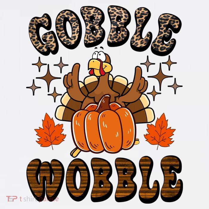 Gooble Wobble Turkey Thanksgiving Holiday Cheetah Magnet