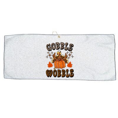 Gooble Wobble Turkey Thanksgiving Holiday Cheetah Large Microfiber Waffle Golf Towel
