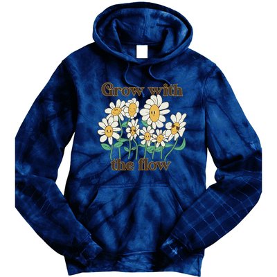 Grow With The Flow Flowers Tie Dye Hoodie