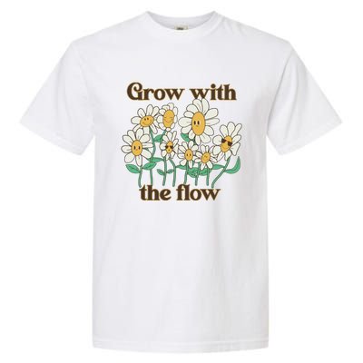 Grow With The Flow Flowers Garment-Dyed Heavyweight T-Shirt