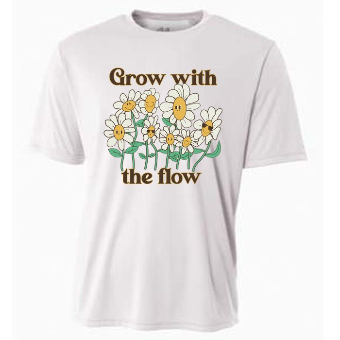 Grow With The Flow Flowers Cooling Performance Crew T-Shirt