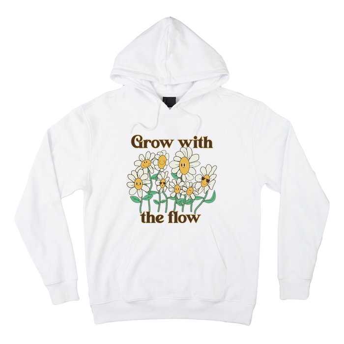 Grow With The Flow Flowers Hoodie