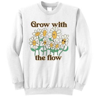 Grow With The Flow Flowers Sweatshirt