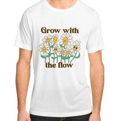 Grow With The Flow Flowers Adult ChromaSoft Performance T-Shirt