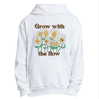 Grow With The Flow Flowers Urban Pullover Hoodie