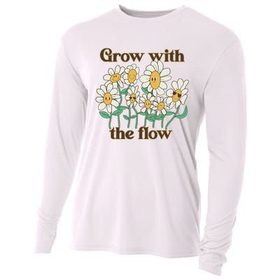 Grow With The Flow Flowers Cooling Performance Long Sleeve Crew