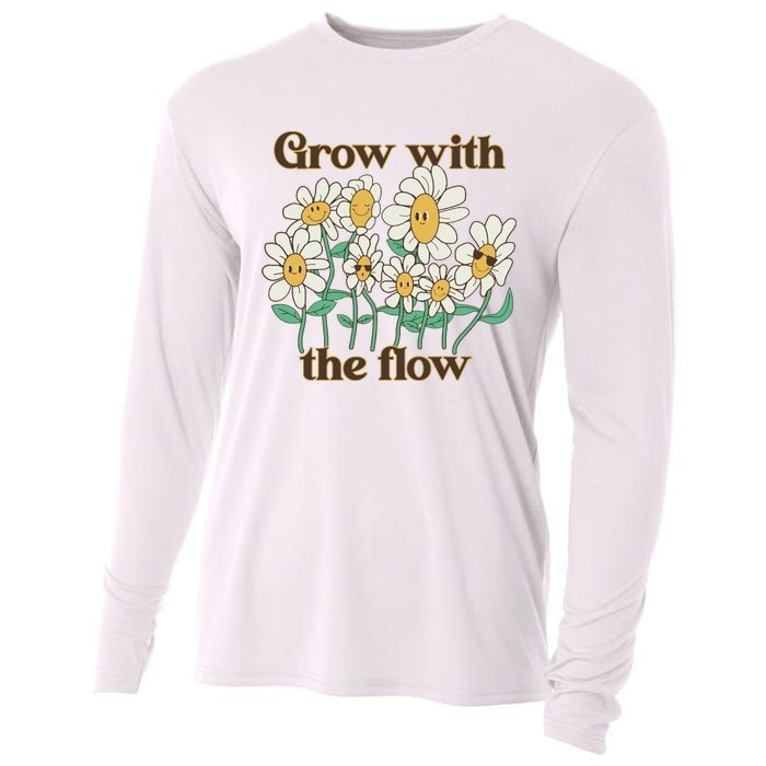 Grow With The Flow Flowers Cooling Performance Long Sleeve Crew