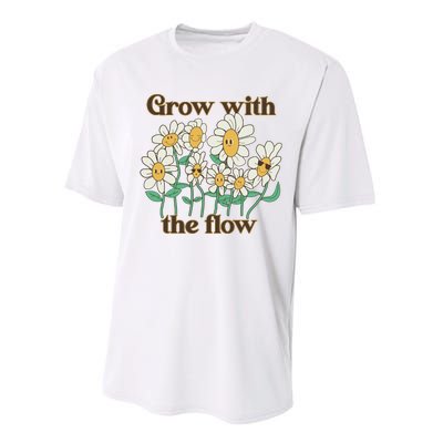 Grow With The Flow Flowers Performance Sprint T-Shirt