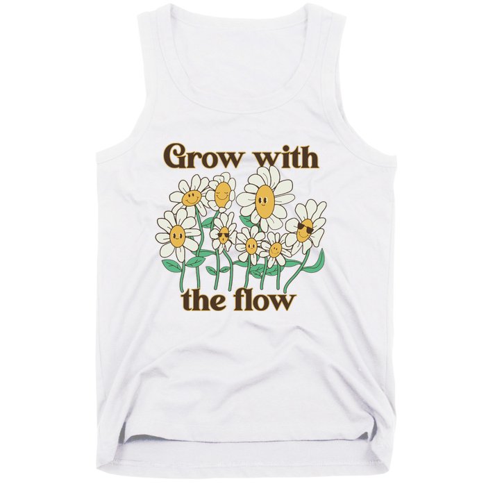 Grow With The Flow Flowers Tank Top