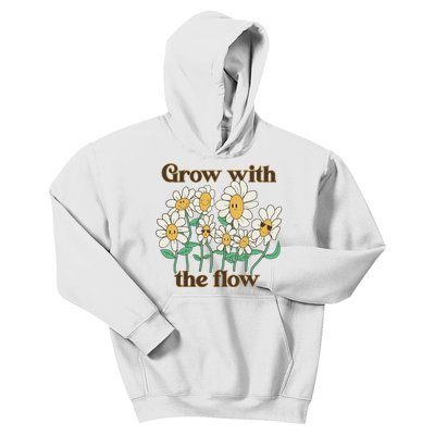 Grow With The Flow Flowers Kids Hoodie