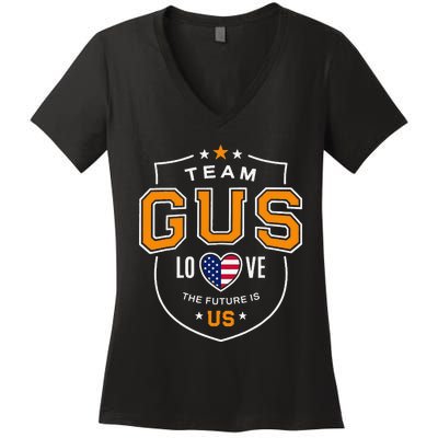 Gus Walz Team Gift Women's V-Neck T-Shirt