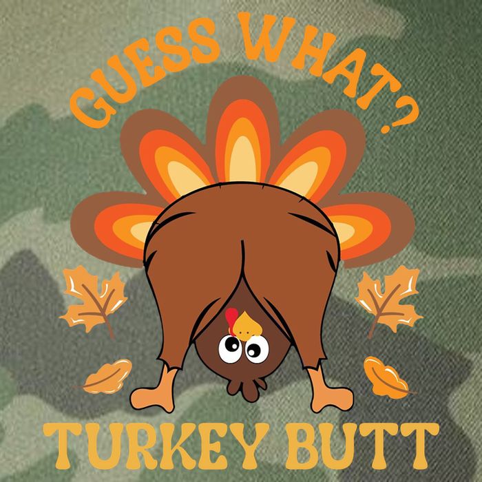 Guess What Turkey Butt Funny Thanksgiving Legacy Tie Dye Trucker Hat