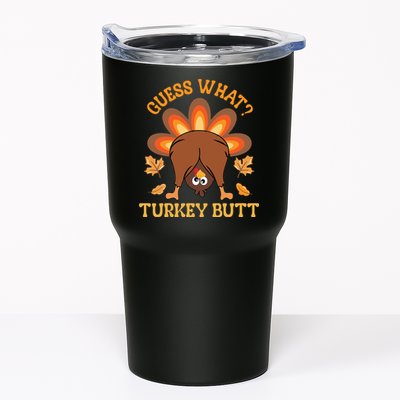 Guess What Turkey Butt Funny Thanksgiving Tumbler
