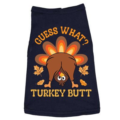 Guess What Turkey Butt Funny Thanksgiving Doggie Tank