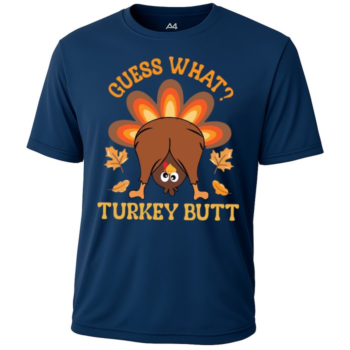 Guess What Turkey Butt Funny Thanksgiving Performance Shirt