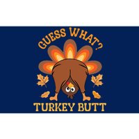 Guess What Turkey Butt Funny Thanksgiving Bumper Sticker