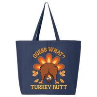 Guess What Turkey Butt Funny Thanksgiving 25L Jumbo Tote