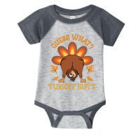 Guess What Turkey Butt Funny Thanksgiving Infant Baby Jersey Bodysuit