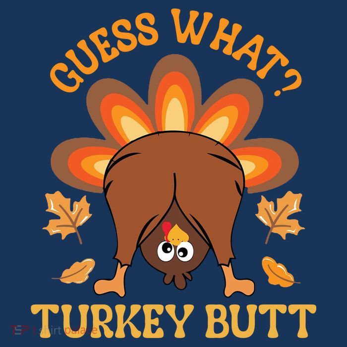 Guess What Turkey Butt Funny Thanksgiving Visor