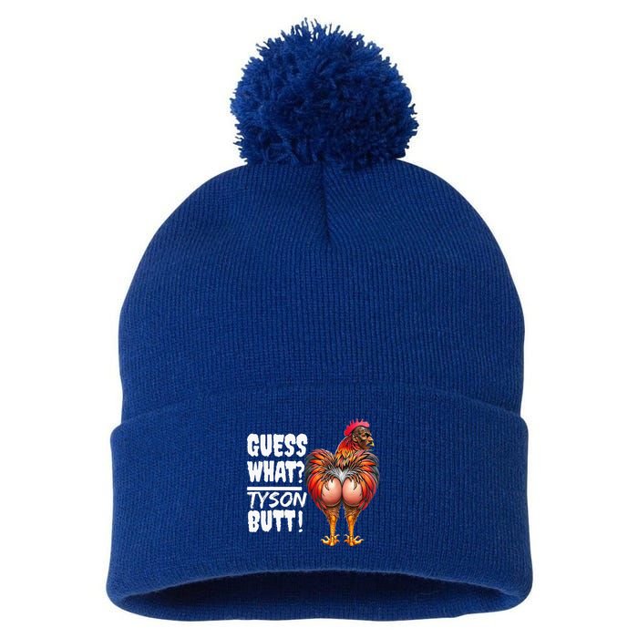 Guess What Tyson Butt Pom Pom 12in Knit Beanie
